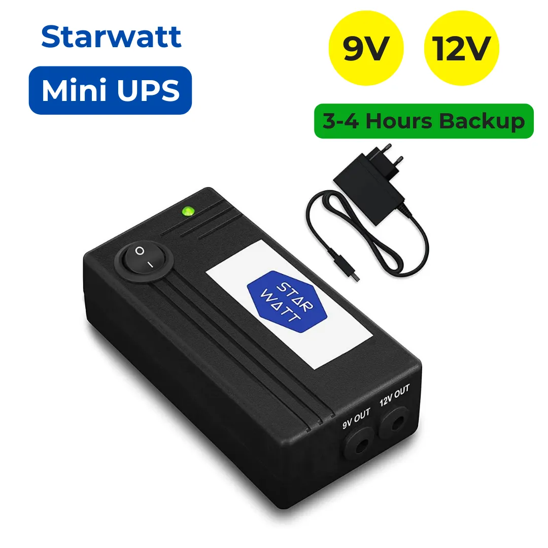 Mini UPS 12V and 9V Output