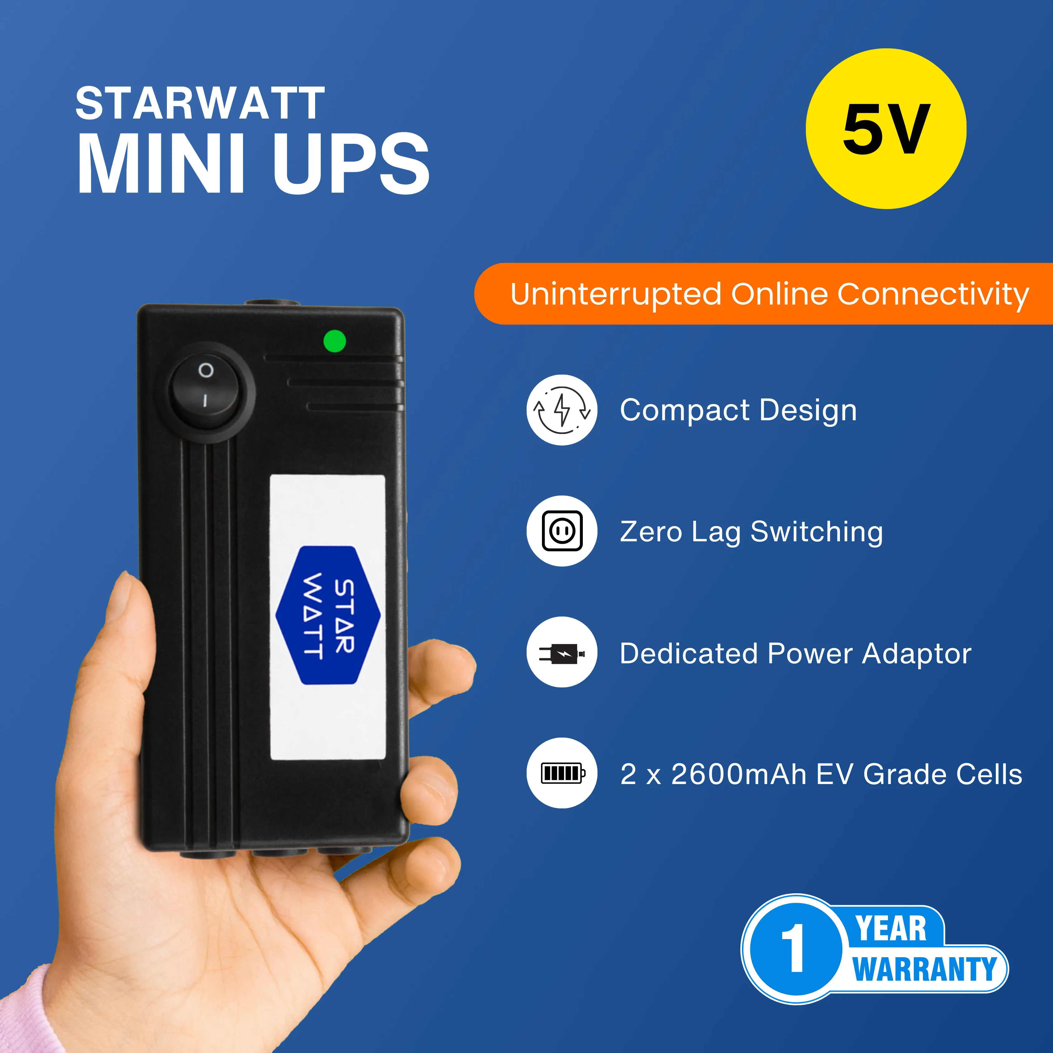 5V mini ups Starwatt