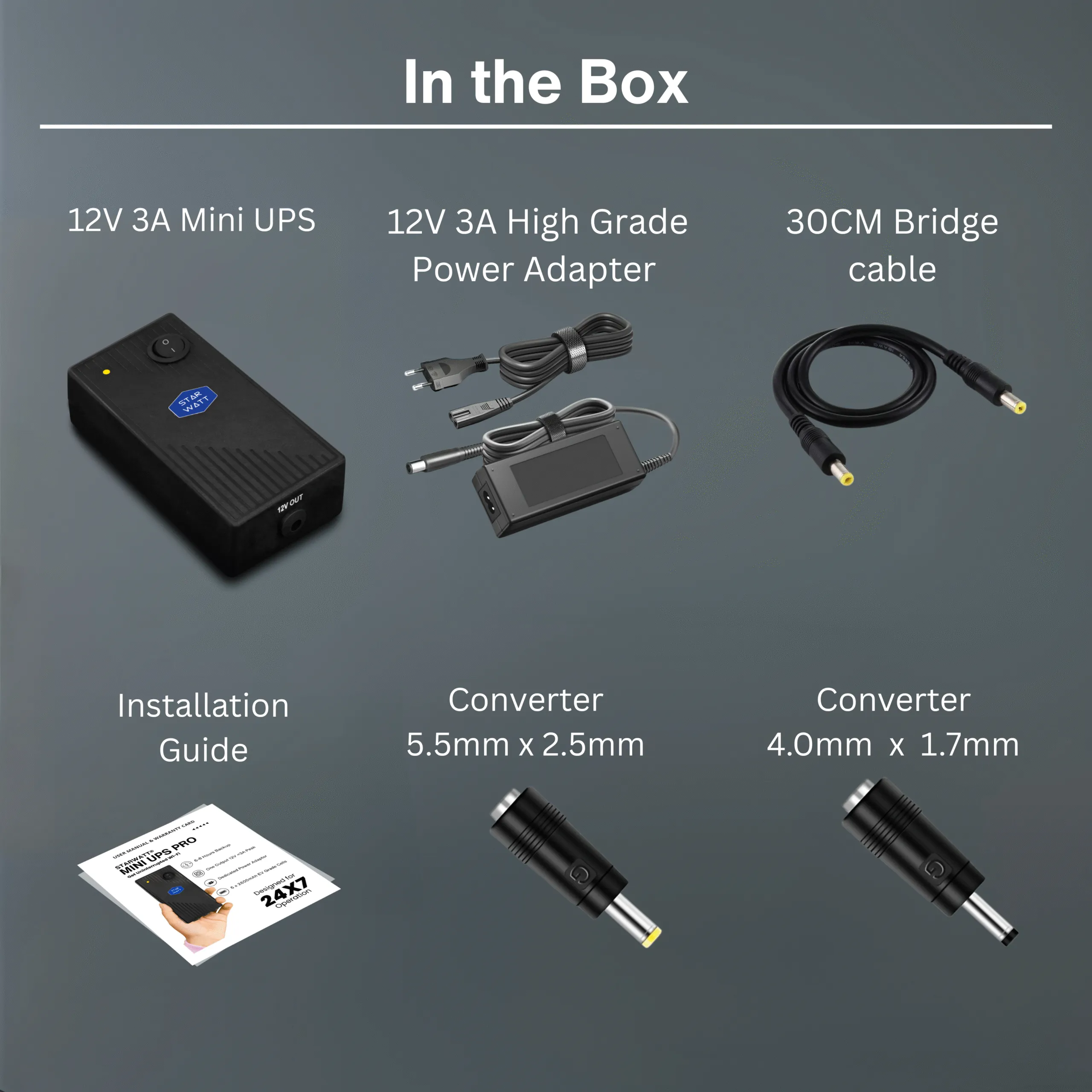 Starwatt Mini UPS Pro, Starwatt Mini UPS Pro 3 Output, Starwatt 12V 3A Mini UPS, Starwatt Router UPS, Starwatt WiFi Router Mini UPS, Starwatt UPS for Modem and Router, Starwatt Mini UPS Pro with 12V 3A Adapter, Starwatt Mini UPS Pro 6-8 Hours Backup, 12V 3A UPS for Router, 9V 1A UPS Output, 5V 2A USB UPS, Multi-Voltage Router UPS, 3 Output Mini UPS, Zero Lag Switching UPS, Intelligent Battery Management UPS, Replaceable Battery Mini UPS, Wall Mountable Router UPS, Plug and Play UPS Device, UPS for WiFi Router, UPS for Broadband Modem, UPS for ONT/ONU Devices, UPS for Set-Top Box, UPS for CCTV Camera, UPS for Alexa Devices, UPS for Google Nest WiFi, UPS for VOIP Phone Systems, UPS for Alarm Systems, UPS for Smart Home Devices, Uninterrupted Power Supply for Router, Best Mini UPS for Home Use, Compact UPS for Networking Devices, Long Backup UPS for Router, High Capacity Mini UPS, Reliable Router UPS in India, Affordable Mini UPS for WiFi, Top Rated Router UPS, Energy Efficient Mini UPS, Durable Mini UPS for Electronics.