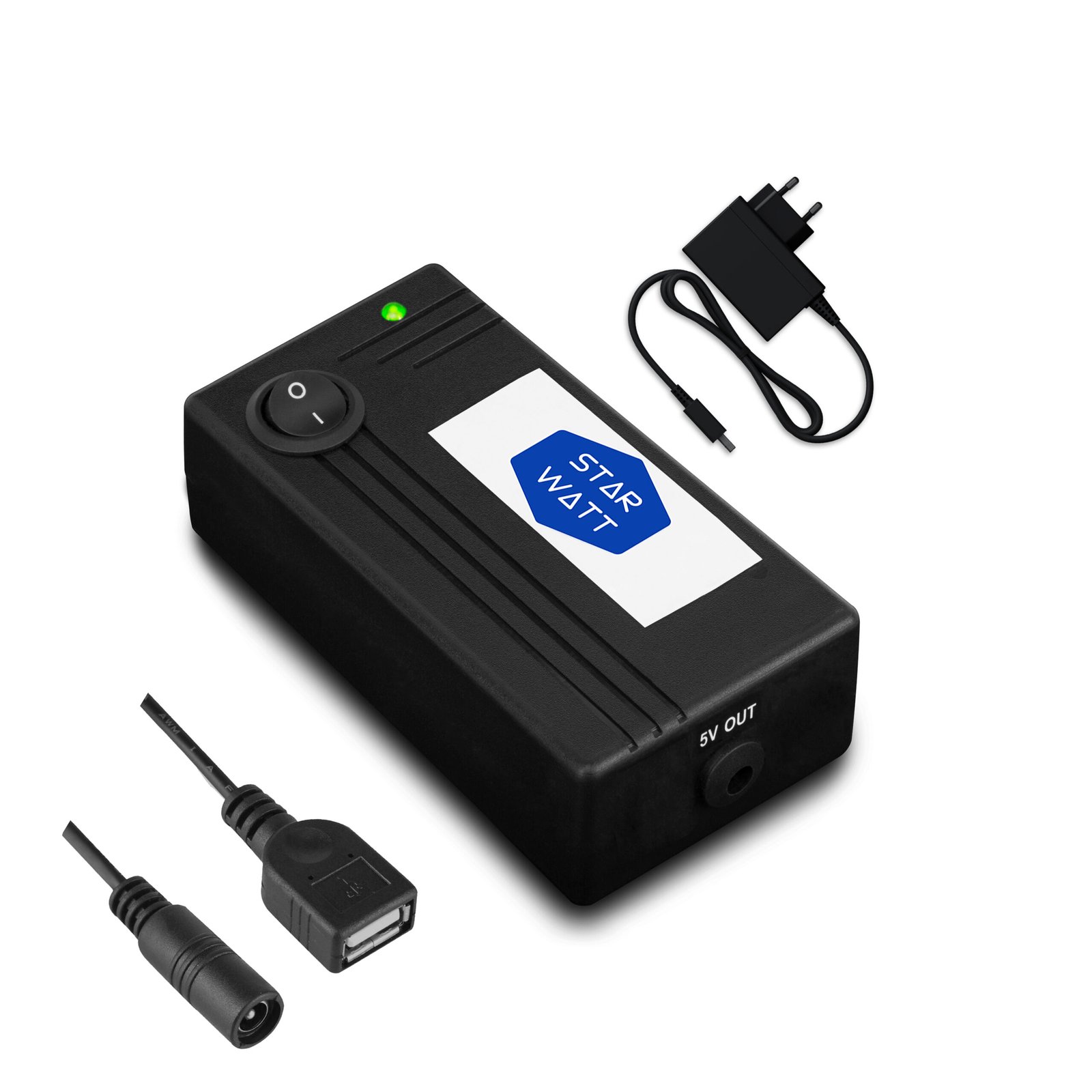 Mini UPS Batteria Di Backup 2600mAh 5V/1.2A Per Telecamere WiFi, Router E Dispositivi USB – Alimentazione Ininterrotta Compatta