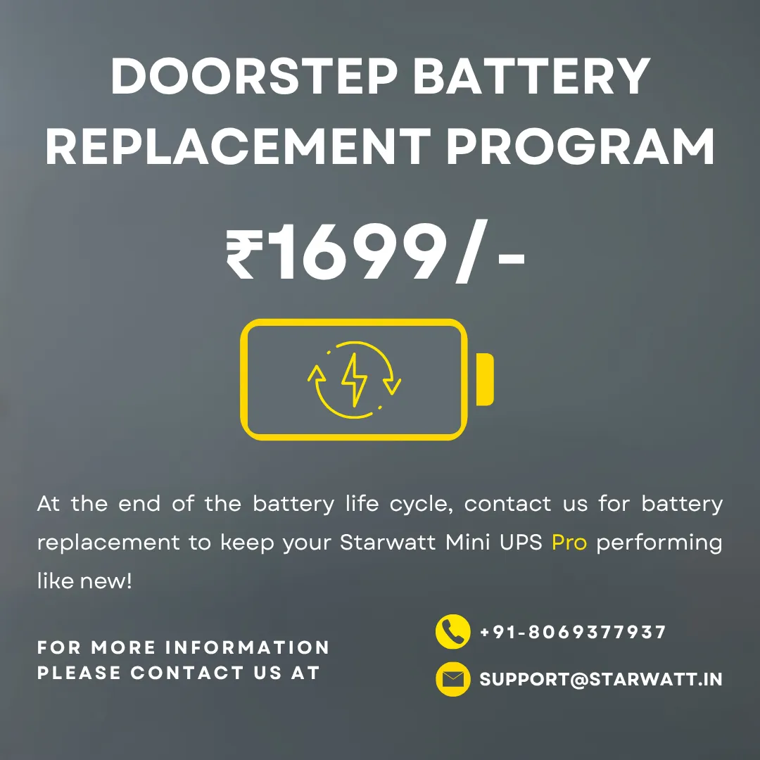 starwatt 12v 3A dual output UPS