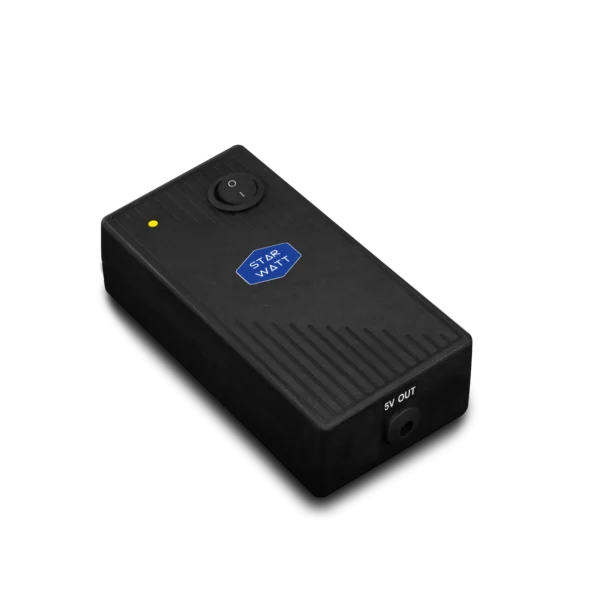 Starwatt 5V 4A Mini UPS for Mi WiFi Routers, WiFi Camera, Google Nest WiFi, Media Converter, Biometric, Arduino, Raspberry Pi 3,4 with Power Adaptor | Uninterrupted Power Backup | 6-11 Hours Backup* | Supports All 5V upto 4A & USB Powered Devices | Replaceable Battery