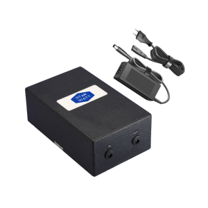 Starwatt™ 19V Mini UPS for ASUS routers, compact design with LED indicators, providing 3-6 hours of uninterrupted power backup.